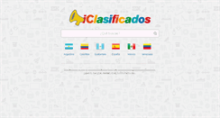 Desktop Screenshot of iclasificados.com