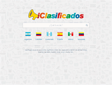 Tablet Screenshot of iclasificados.com